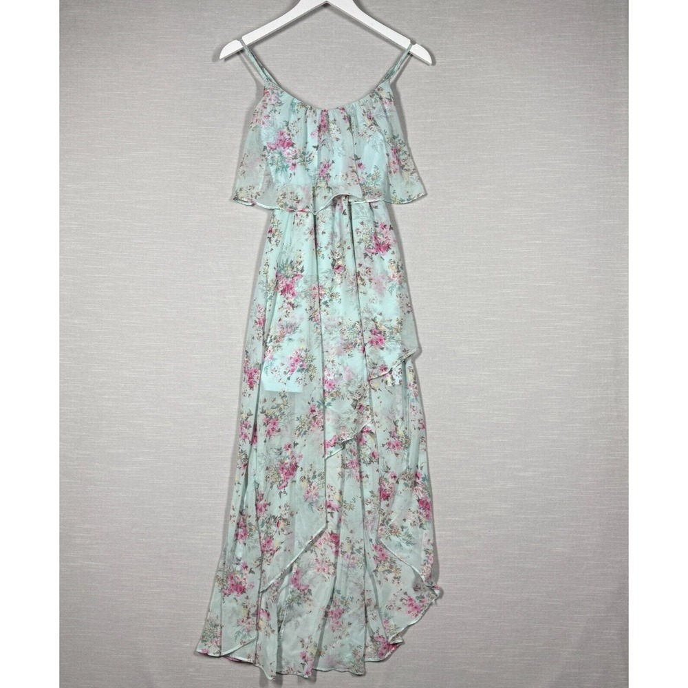 Disney Cinderella Dress Womens XS Blue Layered‎ Flowy Cottage Core Fairy Maxi